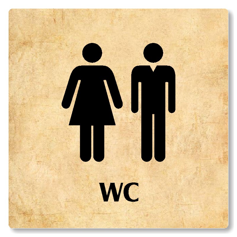 WC společné, 118x118mm, pergamen, Nevada